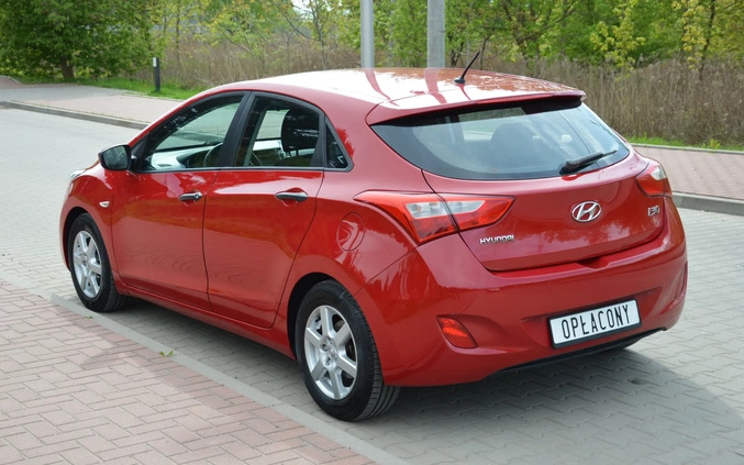 Hyundai I30 cena 28900 przebieg: 161238, rok produkcji 2012 z Płock małe 596